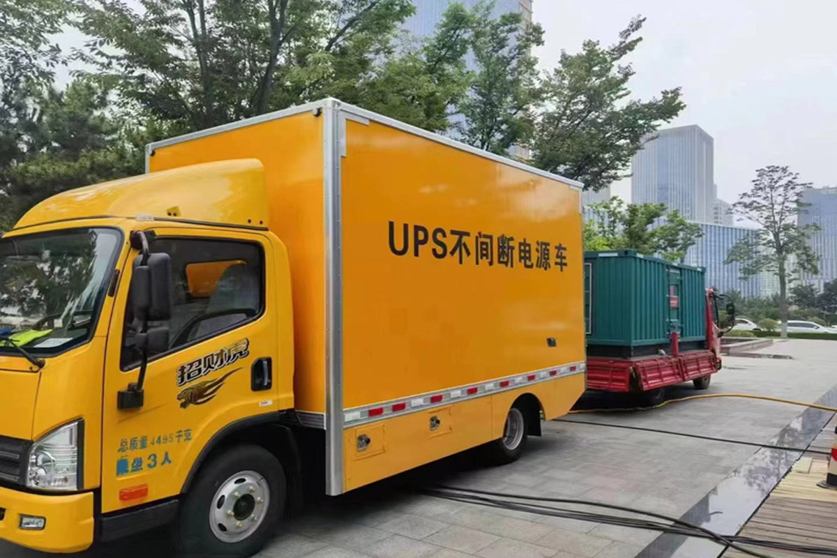 东乌珠穆沁发电机租赁施工现场