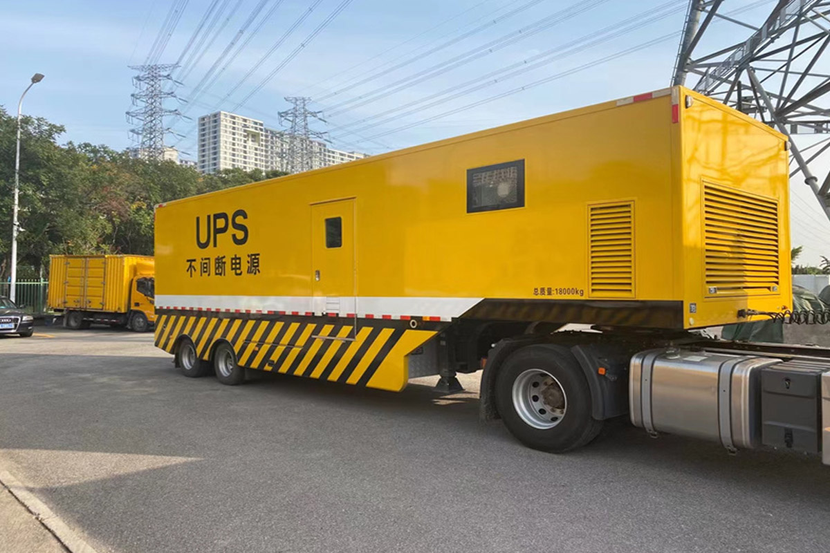 东乌珠穆沁发电机租赁施工现场
